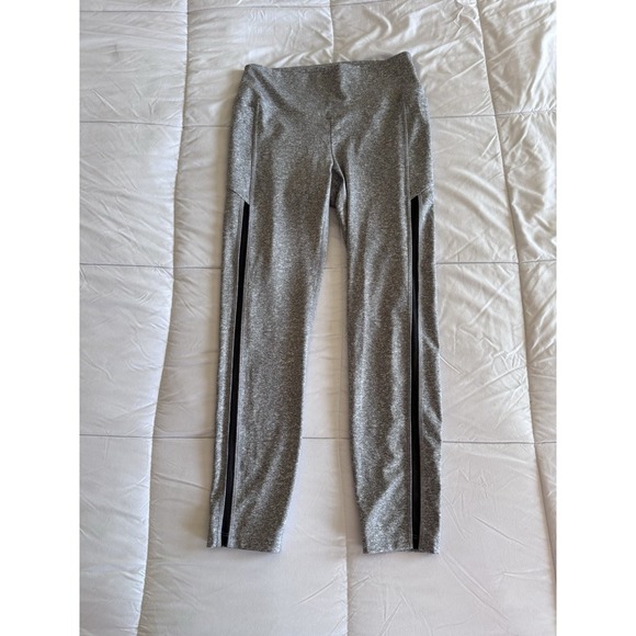 Victoria's Secret PINK Active High Waist 25" Legging Gray Size Medium Pockets - Picture 1 of 11